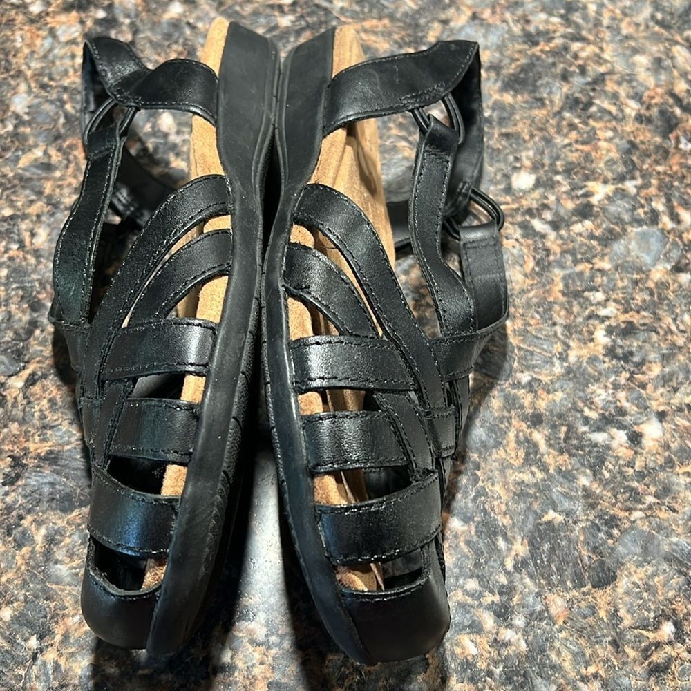 Earth Origins Womens Belder Berri Leather Strappy Footbed Sandals sz 7 - Picture 8 of 12